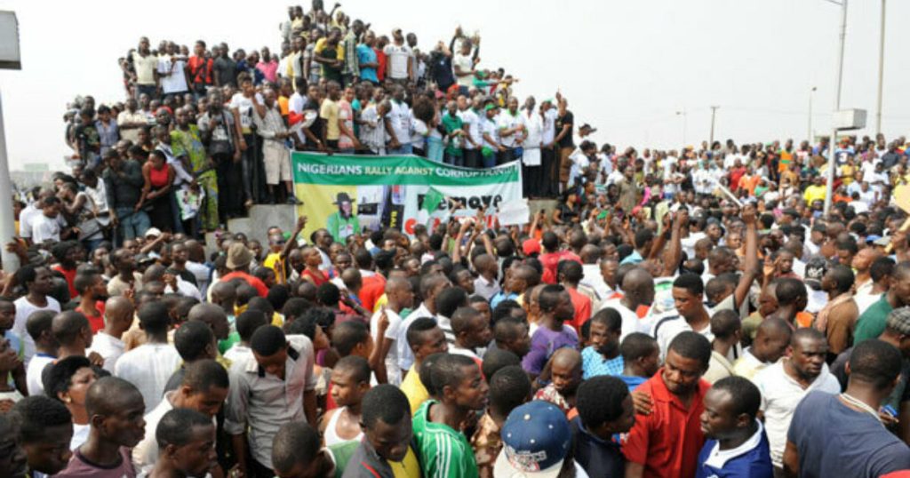Occupy Nigeria Protest against Fuel subsidy removal in 2012 - The Nation Digest News